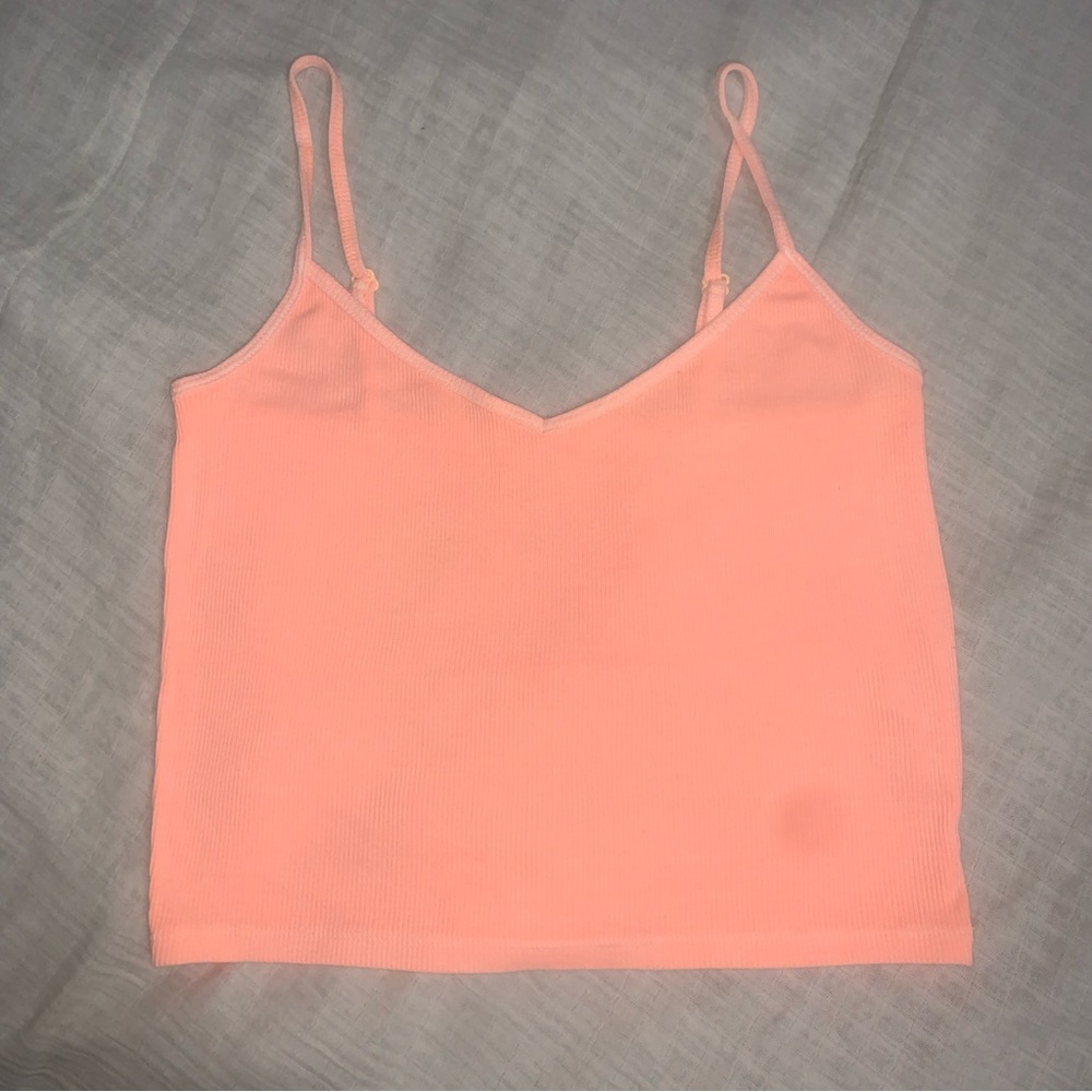 Neon orange crop top 🧡